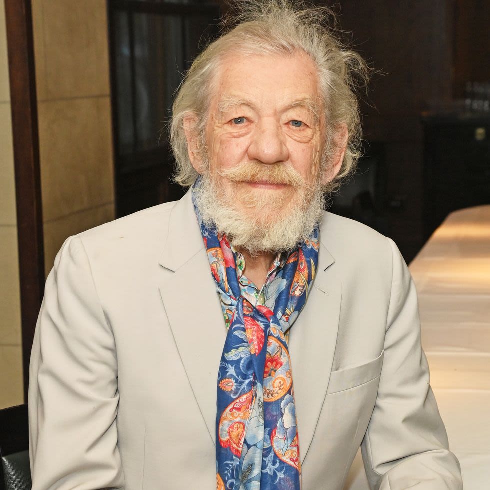 Ian McKellen offers positive health update after falling off stage