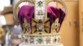 Replica of St Edward’s Crown made using 319 Scrabble pieces