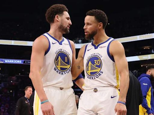 Klay Thompson Reacts to Viral Meme of Warriors-Mavericks First Meeting Since Trade