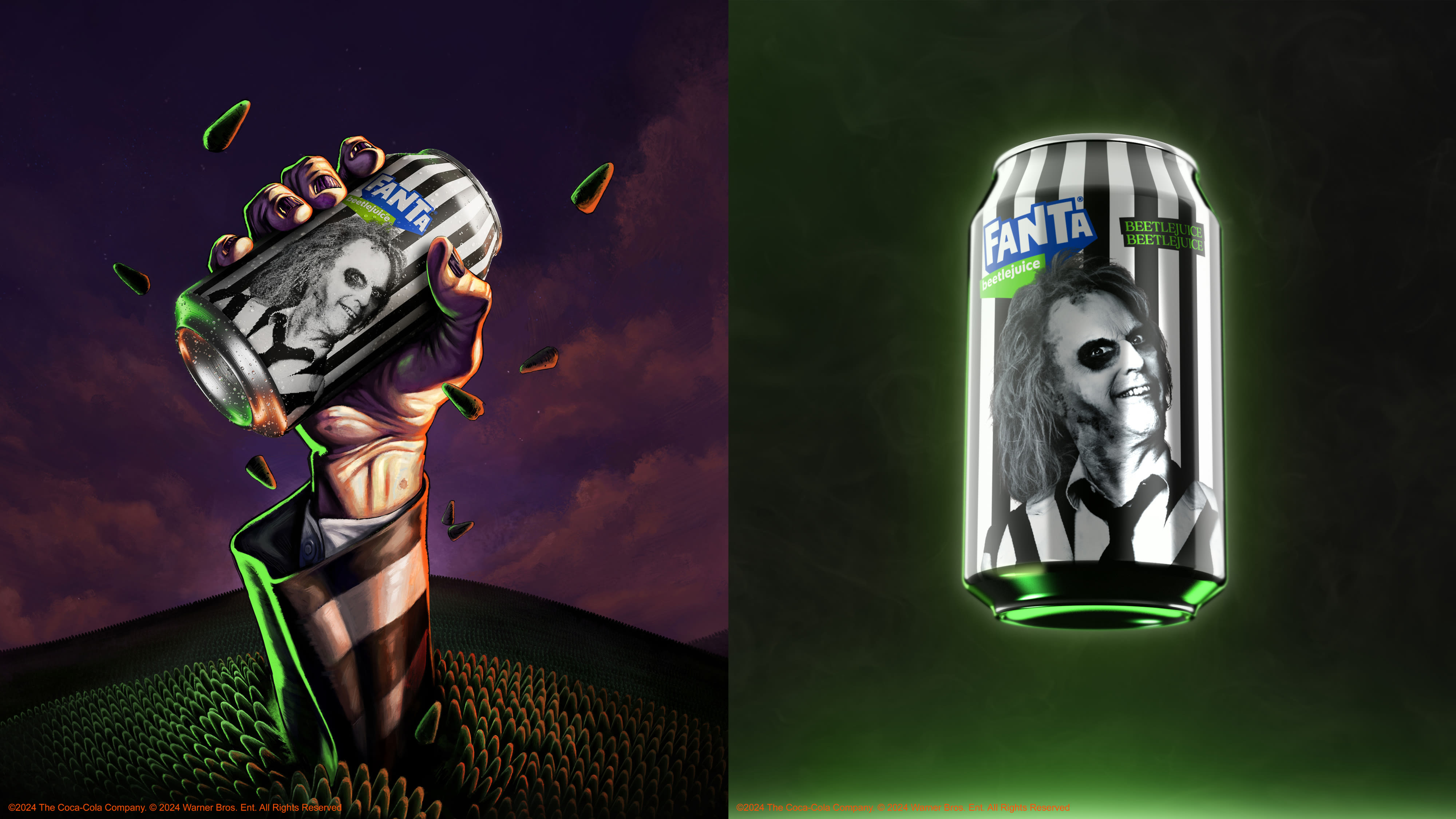 Fanta Teams Up With Warner Bros. Pictures To Drop Spooky Ltd Edition ‘Beetlejuice’ Range