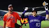 Astros vs Rockies; horario y dónde ver juego MLB en México