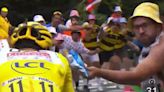 Man arrested at Tour de France for throwing crisps at race leaders