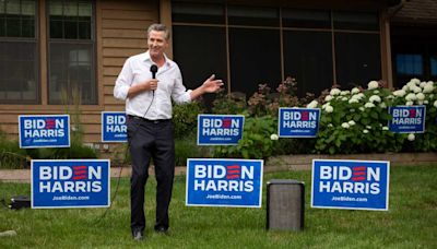 Newsom tells Michigan voters he had to beg Trump to help Californians with wildfire recovery