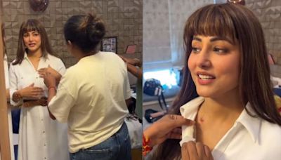 Hina Khan gets ready for first shoot after undergoing chemotherapy, says ‘accept, embrace and normalise’: ‘I want to keep working’