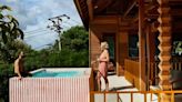 A Pink Pool in the Sky Buoys a Surprising Bali Home