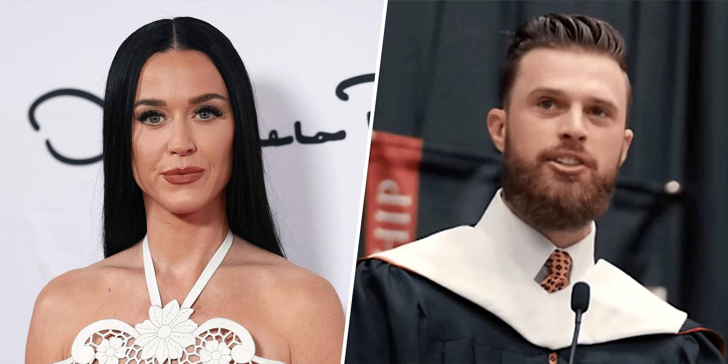 Katy Perry edits Harrison Butker’s controversial commencement speech to kick off Pride Month: 'Fixed this'