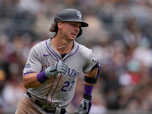 Rockies rookie outfielder Jordan Beck breaks his left hand in loss to Phillies