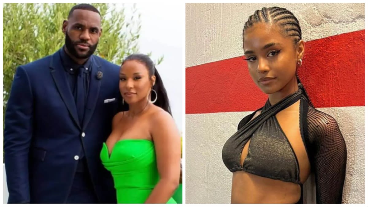 ...Up Boo, Savannah Don't Play That': Tyla Spotted Standing 'Too Close' to LeBron James as the 'Water' Singer ...