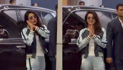Anant Ambani and Radhika Merchant’s wedding: Watch! Priyanka Chopra tells paparazzi ’so jao’ as she poses at airport