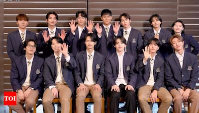 SEVENTEEN joins forces with UNESCO in education initiative for 9th year celebration | K-pop Movie News - Times of India