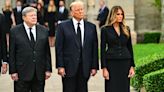 Melania Trump Mourns Mother Amalija Knavs' Death at Funeral With Donald Trump and Son Barron