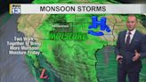 Another surge of monsoon moisture will bring more rain Friday