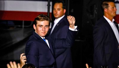 Barron Trump, initially expected at the RNC, was nowhere to be seen