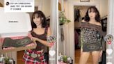 Influencer's $1,000 Diesel micro miniskirt is TikTok's latest 'punchline': 'Did you see what it looked like before you bought it?'