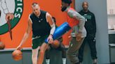 Celtics Excited to See Porzingis Getting Back into Swing of Things