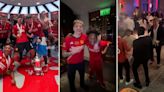 Del alocado festejo de Lisandro Martínez al abrazo de Garnacho con una celebridad: la intimidad del Manchester United tras ganar la FA Cup