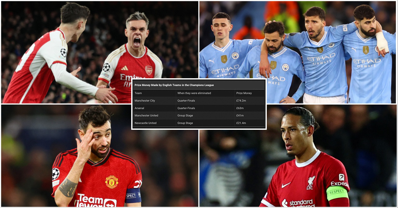 How much money every Premier League club made from European competitions this season