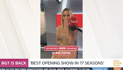 Amanda Holden reveals truth behind 'naked' Heart appearance