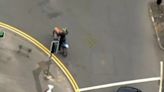 Hair-raising helicopter footage shows off-road biker causing havoc across Wigan