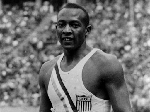 Jesse Owens’ achievements at 1936 Olympics were ‘thumb in the eye’ to Adolf Hitler, says US athlete’s grandson