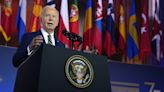 Biden declares Ukraine will prevail against Russia in opening speech of NATO summit