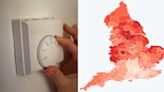 Map shows England areas most at risk from fuel poverty this winter