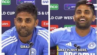 Suryakumar Yadav mistaken as Mohammed Siraj in press conference, India batter's reply sparks laugh riot