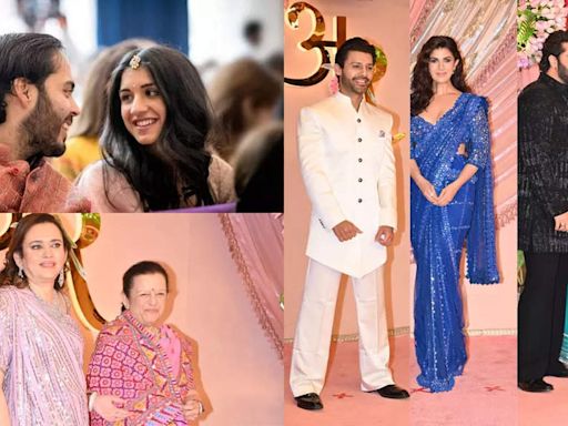 ...Pahariya, Vedang Raina, Navya Nanda and other celebs grace Anant Ambani and...Merchant's sangeet ceremony in style | Hindi Movie News - Times of India