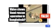 Old footage shows flood rescue in Japan, not Bangladesh