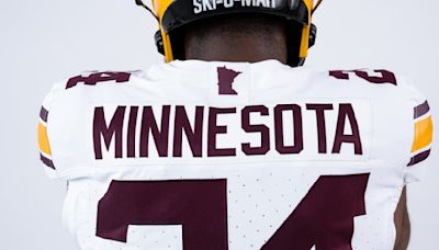 Gophers football team unveils 2024 uniforms, adding stripes and a few other changes