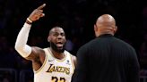 LeBron James explodes on Darvin Ham during Lakers' Game 4 victory over the Nuggets