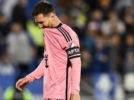 Lionel Messi molesto por nueva regla de lesiones en la MLS