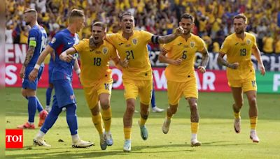Romania and Slovakia play out a 1-1 draw, secure Euro 2024 Round of 16 berths | Football News - Times of India