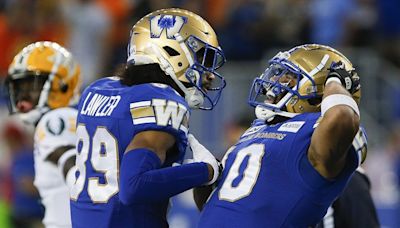 Zach Collaros and the Blue Bombers offence finally explode in rout over Elks