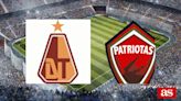 Tolima vs Patriotas: estadísticas previas y datos en directo | Liga BetPlay I 2024