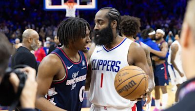 James Harden singles out Sixers' Tyrese Maxey in motivational speech