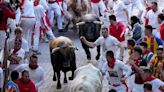 A Pampelune, premier lâcher de taureaux pour les fêtes de la San Fermin