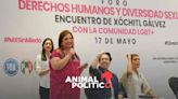 Xóchitl Gálvez ofrece eliminar el odio hacia población LGBTIQ+, pese a acuerdo que firmó el PAN con organizaciones conservadoras