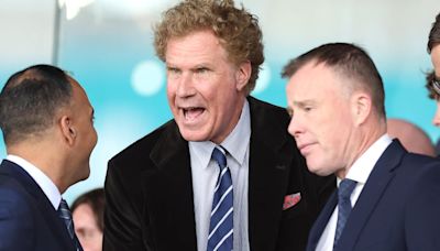 Will Ferrell in attendance for Leeds vs Burnley in Championship