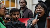 General election – latest: Diane Abbott issues defiant pledge at rally as Labour suspend MP Russell-Moyle