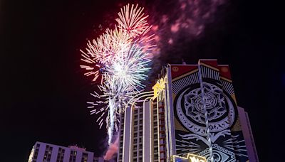 Fireworks shows abound across Las Vegas