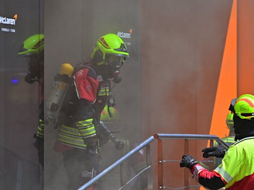 McLaren evacuate Spanish Grand Prix hospitality suite after fire breaks out