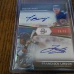 Javier Baez / Francisco Lindor 2012 Bowman 新人雙簽 限量50張