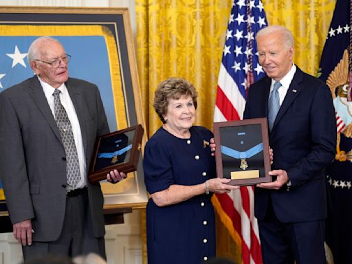 Biden bestows Medal of Honor on Union soldiers who helped hijack train in Confederate territory