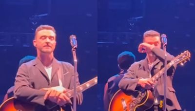 Justin Timberlake faz desabafo emocionado em primeiro show após prisão; veja vídeo