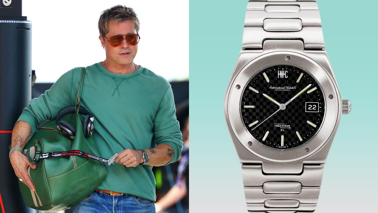 Brad Pitt Showed Off a Stunning Vintage Watch at the Hungarian Grand Prix