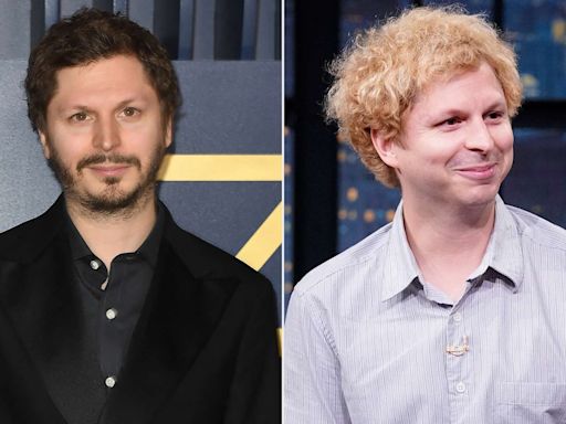 Michael Cera apologizes for his blond hair after surprising Seth Meyers with it