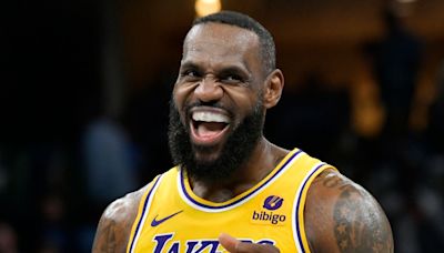 LeBron James signs new £81.5m deal with Los Angeles Lakers after son Bronny James is drafted by same team