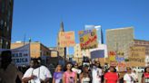 Families of Sam Sharpe and Dvontaye Mitchell rally in Red Arrow Park