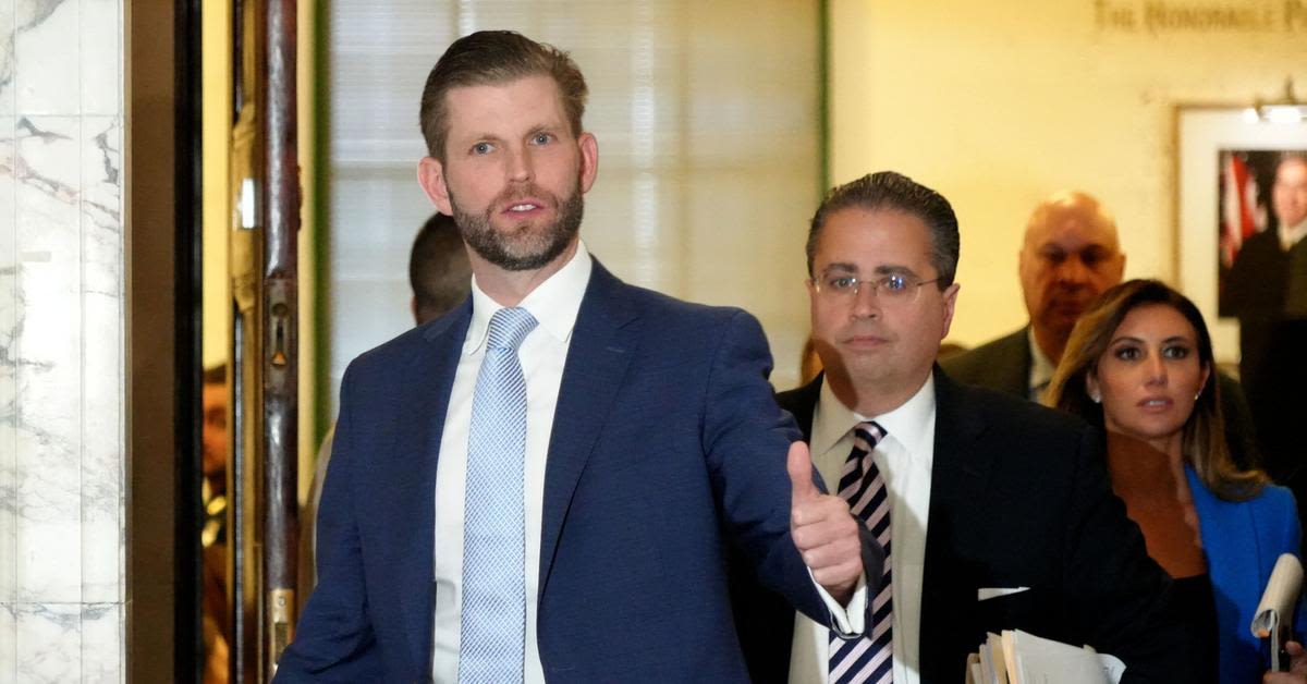 'Stop Lying': Eric Trump Called Out After Claiming 100K People Came to Daddy Donald's New Jersey Rally